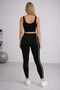Piped Shaping / Sculpting High Waist Leggings - 4