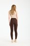 Women's Brown Winter Inner Fleece-Lined High Waist Shaping / Sculpting Leggings - 7