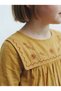 Girl's 100% Cotton Long Sleeve Dress Mustard 3–9 Years |   Rg1712 - 2