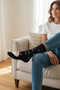 Unisex Christmas Socks Colorful Patterned Gift New Year Men Women Long Socks Single - 4