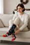 Unisex Christmas Socks Colorful Patterned Gift New Year Men Women Long Socks Single