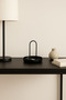 Black Metal Jewelry Organizer - Round Accessory and Makeup Stand - Candy - 8