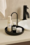 Black Metal Jewelry Organizer - Round Accessory and Makeup Stand - Candy - 7