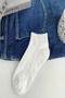 6 Pairs of Cotton Striped Derby Booties Socks Multi-Colored Comfort Set - 6