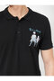 Men's Black Printed T-shirt - 5