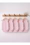 Pack of 5 Organic Zero Sleeve 0-36 Months Snap Fastener Bodysuits - Pink