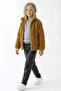 Girl's Plush Jacket with Zipper Long Sleeves 4-10 Years Old - 4