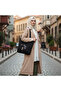 Black Beach Bag -Suitable for Punch - Gabardine Fabric - Bordglow - 5