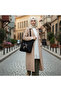 Black Beach Bag -Suitable for Punch - Gabardine Fabric - Bordglow - 4