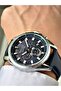 All Functions Active Leather Cord 3 Atm Waterproof Men's Wristwatch - 3