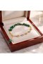 Malahit Stone Steel Bracelet |   Taurus and Scorpio Zodiac Sign Natural Stone Bracelet - 2