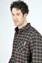 Regular Fit Mustard Men's Shirt 251 Lcm 241015 Shaw Hardal - Laci̇ - 5