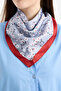 Daisy Patterned Bandana Scarf - 2