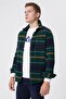 Citymap Men's Woven Shirt Green-Yellow Striped - 3