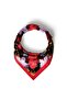 Flame Flower Patterned Bandana Scarf - 5