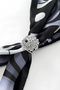Mirel Silver Scarf Ring |   Shawl Ring |   Scarf Ring