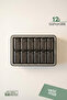 12-Piece Spice Rack Set with Stands Spice Rack Set with Self-Adhesive Spoons - 3