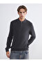 Esvab • Modern & Distinctive Devrik Roba Collar Men's Knitwear Sweater - 2