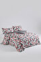 Geometric Single Duvet Cover Set - Reversible 1st Quality Fade-Resistant Fabric - 2
