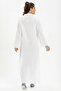 Cemre Şile Bezi Seasonal Ferace White Byz - 2