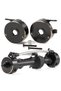 CNC Brass Steering Knuckle Weights for Vanquish F10 F10T D44 HD44 SCX10 II Rockjock F9 Straight A...