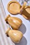 Duke 2 Li Bamboo Salt and Pepper Shakers with Stand 16594 - 3