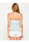 Women's Light Blue Undershirt 7YAL31315JD - 4