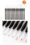 15 Pieces Detail Paint Brush Set Suitable for Acrylic Watercolor Oil Paint with Cylinder Bag
