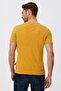 Against Men's 100% Cotton O-Neck T-Shirt Safran - 4