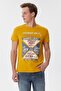 Kenway Men's 100% Cotton Crew Neck T-Shirt Mustard - 2