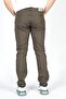 Harry Nd 1 Men's Straight Regular Cut Normal Waist Woven Trousers Flat Leg Green - 4