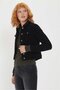 Freda nd 2 furry women's velvet jacket black - 4