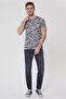 Drake men's crew neck t-shirt indigo