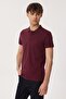 Twins Men's 100% Cotton Polo Neck T-Shirt Plum - 3