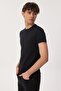 Twingo 1 Men's 100% Cotton O-Neck Pique T-Shirt Black - 2