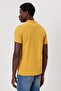 Twins Men's 100% Cotton Polo Collar T-Shirt Mustard - 4