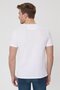 Twingo Men's 100% Cotton Crew Neck Pique T-Shirt White - 2