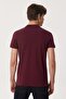 Twins Men's 100% Cotton Polo Neck T-Shirt Plum - 4