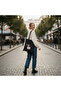 Black Cloth Bag - Gabardine Fabric - Bordglow - 3