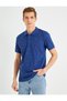 Slim Fit Patterned Polo Neck T-Shirt