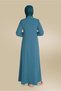 Sleeveless Beaded and Ribbon Detail Pardesü 10202 - 3