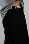 Pocket Detailed Baggy Fit Jean Black - 4