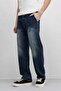 Pocket Detailed Baggy Fit Jean Light Blue - 3
