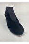Women's Genuine Leather Sole Black Suede Boots with Accessory Detail - 4