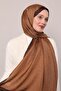 Tan Ring Pattern Monogram Shawl