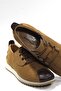 Men's 100% Genuine Leather Lace-Up Orthopedic Sole Shoes - 5