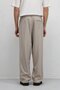 Baggy Fit Fabric Trousers Stone - 8
