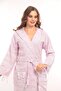 Sultan Tasseled Hooded Bath Sauna Pool Beach Women Men Unisex Cotton Loincloth Bathrobe with Pockets - 8