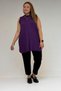 58501 Plus Size Judge Collar Combed Cotton Underwear - Plum - 4