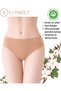 6-Piece Women's Bikini Panties Set – Non-Marking Modal & Cotton, Black / White / Skin Color Options Available - 6